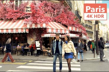 Paris France, Christmas walk in Paris, 4th arrondissement, Le Marais - 4K HDR 60 fps - HDR Walks