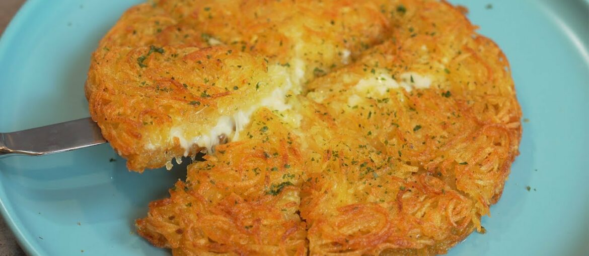 Amazing Crispy Potato Cheese Recipes  ! Potato Pancakes ! Crispy French fries