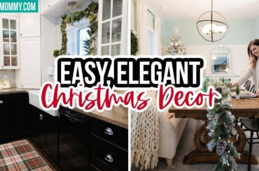 Christmas 2022 decorate with me | Kitchen & dining room decor ideas with easy hacks!