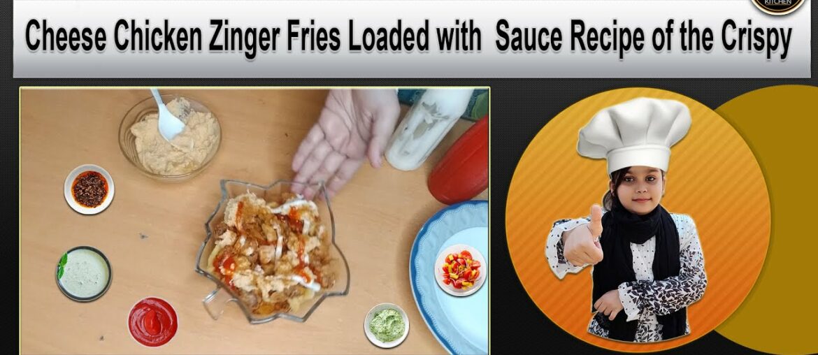 Crispy Cheese Zinger French Fries with Butter Sauce Recipe By Wardah Crispy Cheese Zinger French Fries with Butter Sauce Recipe By Wardah