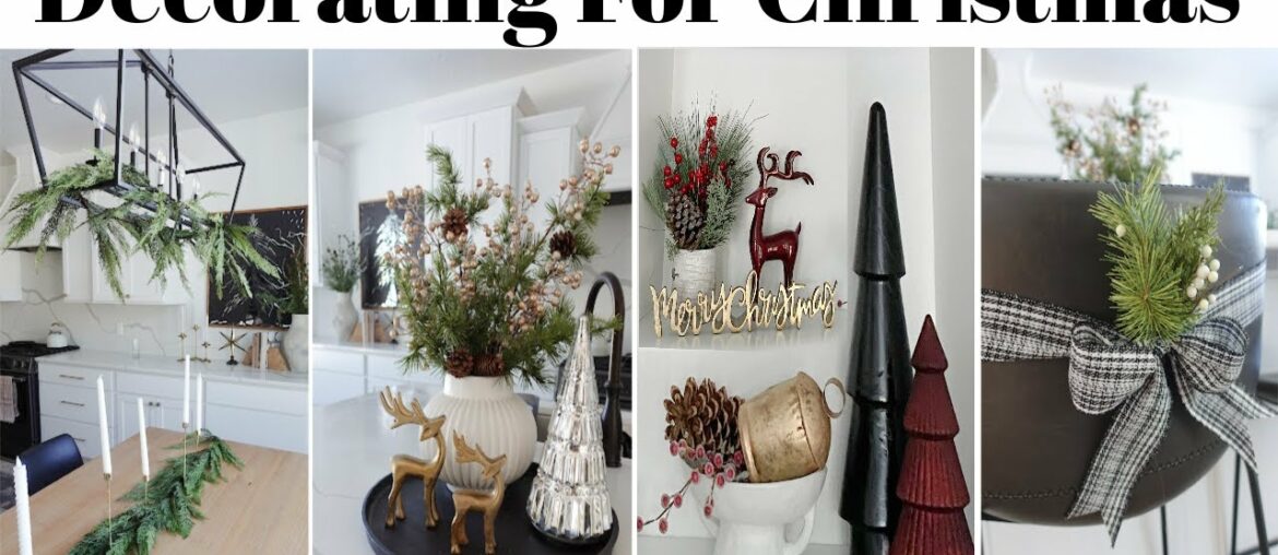 Christmas Decorating Kitchen & Dining Room / Holiday Kitchen Decor Ideas + Christmas Tips 2022 Christmas Decorating Kitchen & Dining Room / Holiday Kitchen Decor Ideas + Christmas Tips 2022