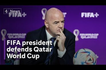 Qatar World Cup: FIFA president defends tournament in extraordinary speech