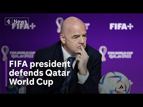 Qatar World Cup: FIFA president defends tournament in extraordinary speech Qatar World Cup: FIFA president defends tournament in extraordinary speech