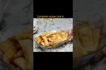 Best crispy French fries recipe | potato semolina finger  | Quick &Easy snack #shorts #viral #video