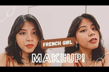 Morena Tries French Girl Makeup Look! | Mell Annie