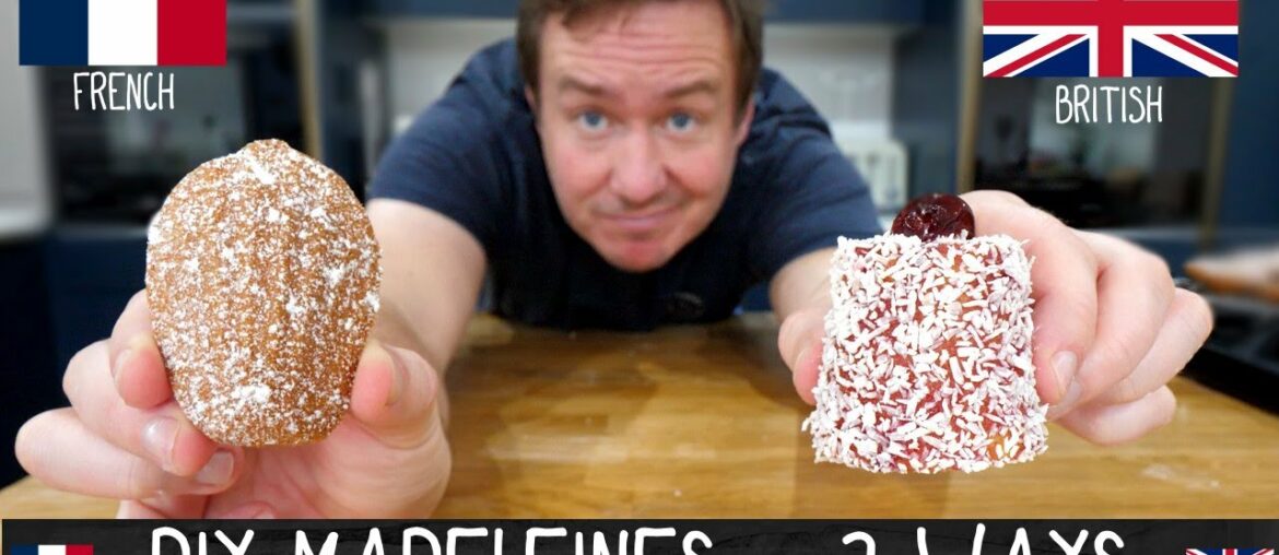 Homemade Madeleines - French & British recipes compared!