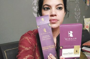 pilgrim red wine mask n fashwash review/ amazing results