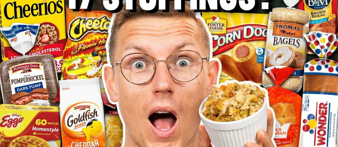 We Made 17 Different Kinds Of Stuffing (Blind Taste Test) We Made 17 Different Kinds Of Stuffing (Blind Taste Test)