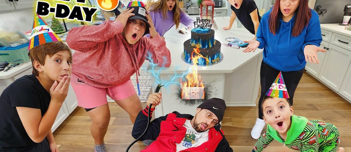 Almost Died on Son's Birthday! Mike's 14th B-day was LIT ... on Fire lol (FV Family Vlog)