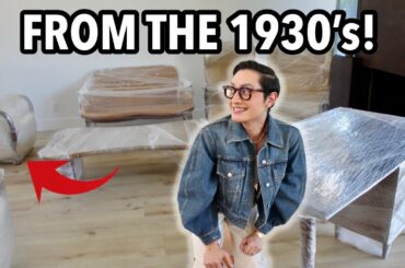 We bought REALLY OLD furniture for the house.