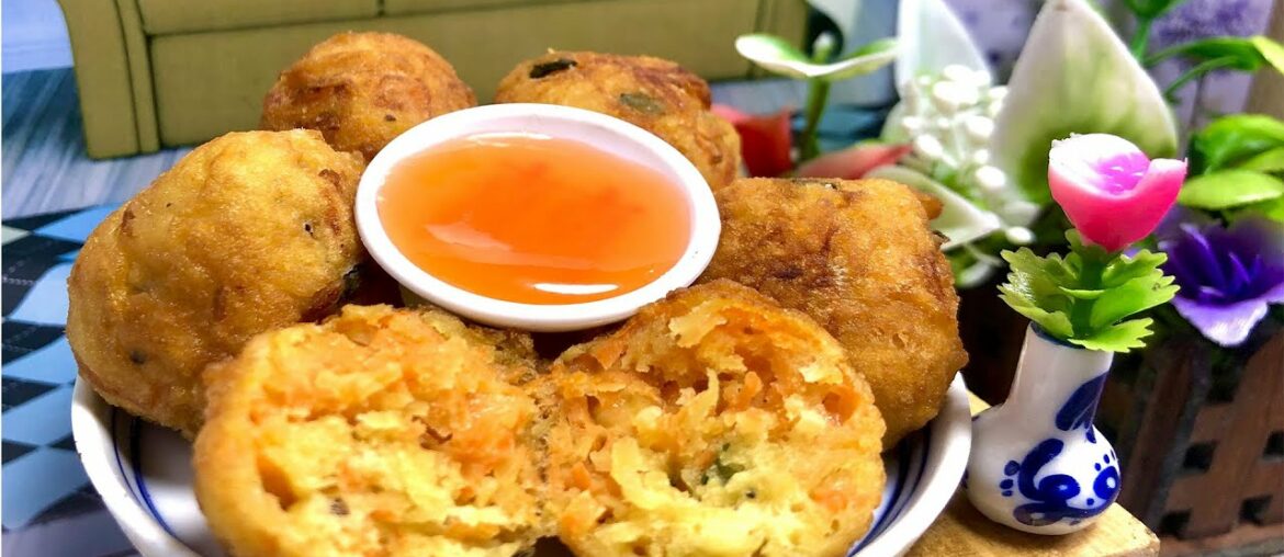 Miniature Food How to Make Gourmet Deep Fried Recipe#shorts