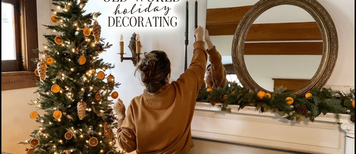 Christmas + Thanksgiving Holiday Decorations (Old World Style) | Orange Slice Ornaments & Pumpkins Christmas + Thanksgiving Holiday Decorations (Old World Style) | Orange Slice Ornaments & Pumpkins