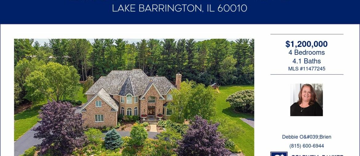 26809 W LAKERIDGE Drive Lake Barrington Illinois Homes for Sale | www.coldwellhomes.com