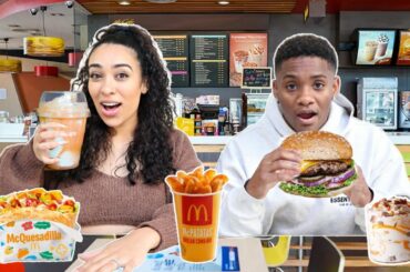 AMERICANS TRY FRENCH MCDONALD'S IN PARIS *RARE MENU ITEMS*