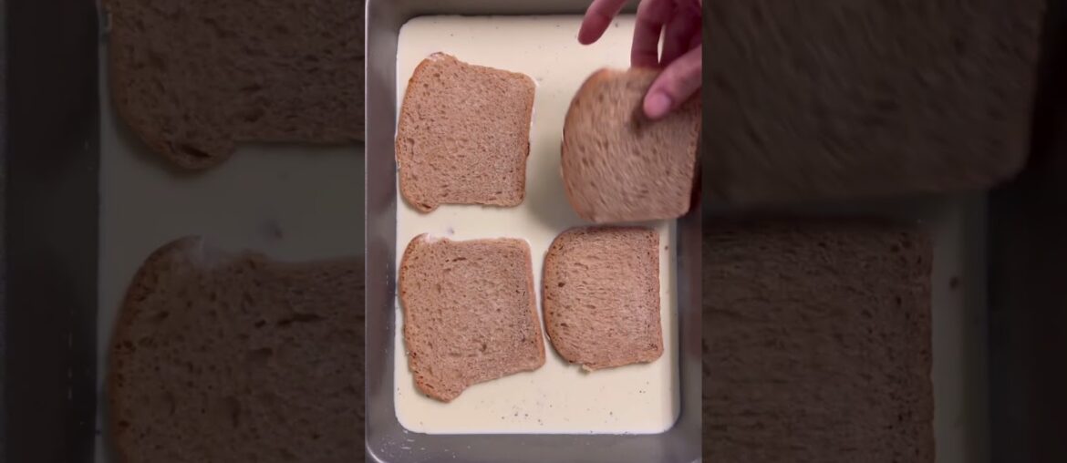 Savory French Toast. Recipe on foodandryne.com #frenchtoast