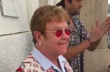 Breaking News: Elton John Gives a Surprise performance of Cold Heart in Cannes & Falls Down