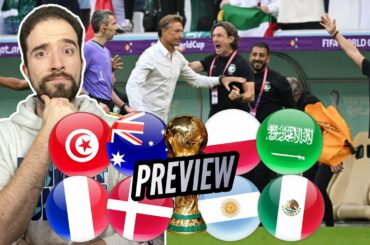 Denmark To Upset France? Saudi Arabia Win AGAIN? | France vs Denmark & MORE | 2022 World Cup Preview