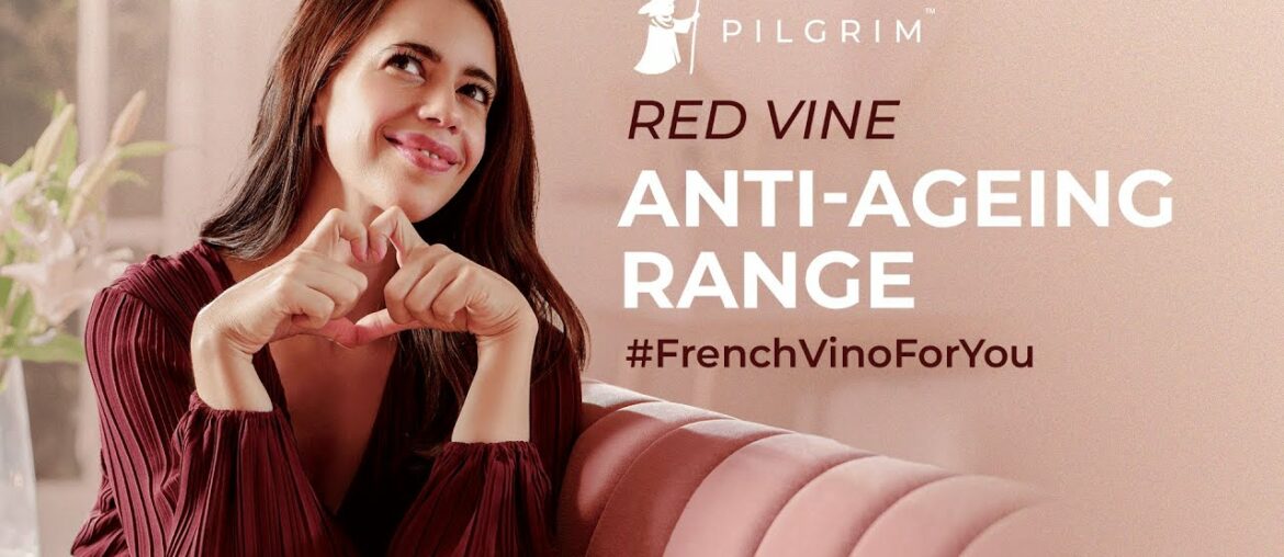 Pilgrim's Red Vine Anti-Ageing range | Kalki's best kept French beauty secret is out!