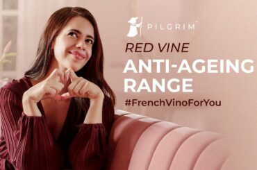 Pilgrim's Red Vine Anti-Ageing range | Kalki's best kept French beauty secret is out!