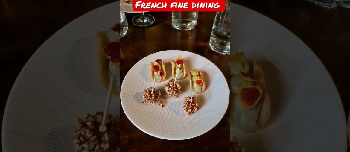 Paris fine dining #shorts #vlog #foodie #restaurant #travel