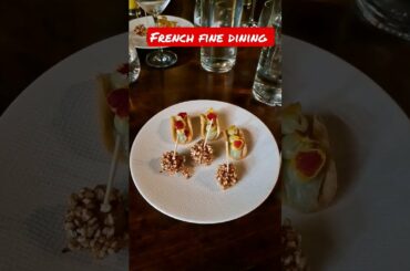 Paris fine dining #shorts #vlog #foodie #restaurant #travel
