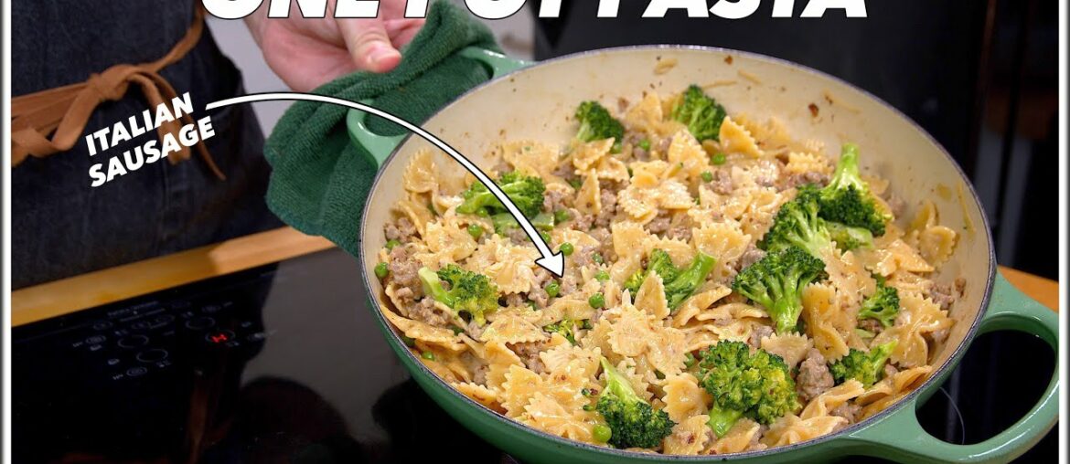 Learn This (Risotto) Pasta Method – You’ll Never Need Another Recipe – One Pot Sausage Pasta Learn This (Risotto) Pasta Method - You’ll Never Need Another Recipe - One Pot Sausage Pasta