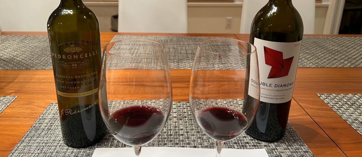 Double Diamond 2019 Cabernet Sauvignon and Pedroncelli 2019 Block 007 Cabernet Sauvignon Double Diamond 2019 Cabernet Sauvignon and Pedroncelli 2019 Block 007 Cabernet Sauvignon