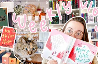 kindle unlimited romances, a book haul, + new coffee corner set up | WEEKLY READING VLOG