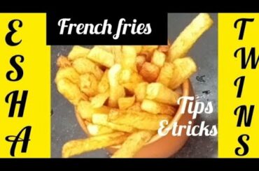 Home made crispy fries|crispy french fries|Restarant style french fries recipe...