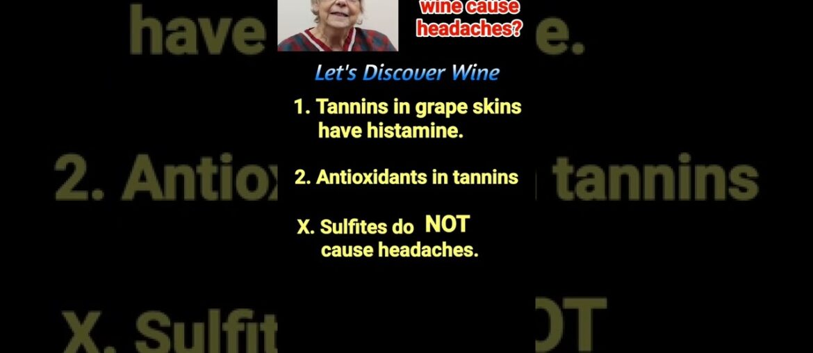Headaches from Red Wine? @Let's Discover Wine (108c) #wine #redwine #wineheadache #headache #shorts Headaches from Red Wine? @Let's Discover Wine (108c) #wine #redwine #wineheadache #headache #shorts