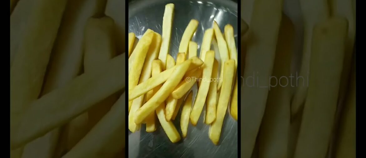 crispy french fries within 5 mins| bachelor recipe #shorts easy snacks recipe crispy french fries within 5 mins| bachelor recipe #shorts easy snacks recipe