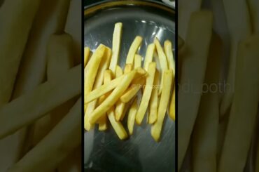 crispy french fries within 5 mins| bachelor recipe #shorts easy snacks recipe