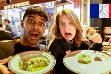 Trying Foie Gras and Frog legs in Paris | Europe vlog