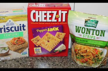 Triscuit Tzatziki, Cheez-It Pepper Jack & Fresh Gourmet Wasabi Ranch Wonton Strips Review