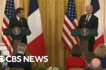 Biden, Macron reiterate support for Ukraine amid Russian aggression