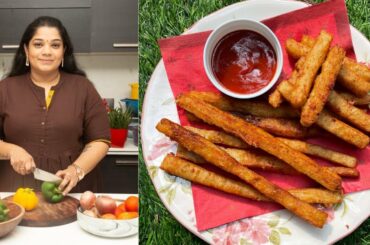 Make This For Your Kids Instead of French Fries - Cheesy Potato Sticks Recipe