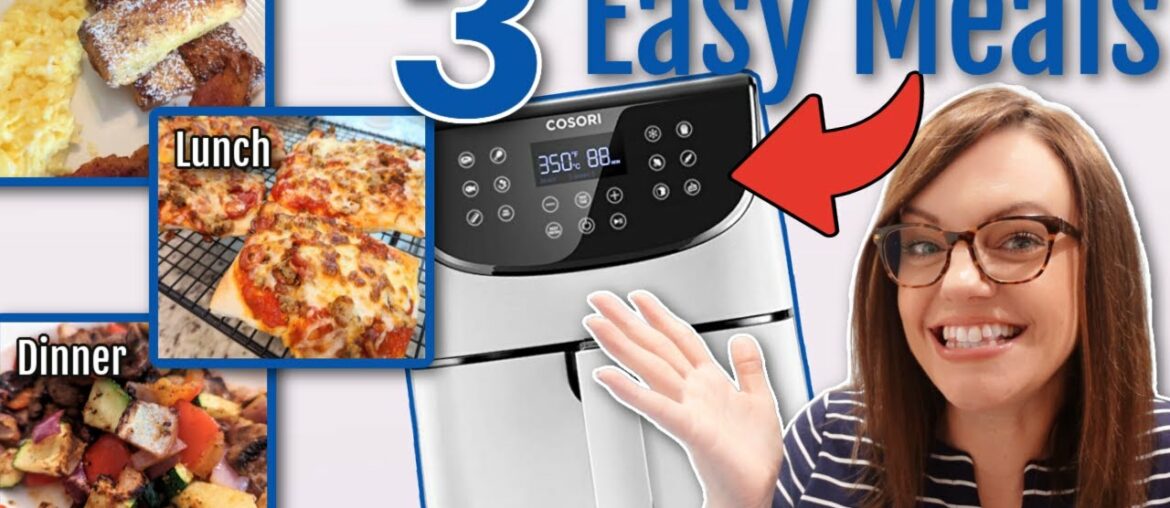 All 3 meals in 1 day cooked in the AIR FRYER?!? | Easy Air Fryer Recipes All 3 meals in 1 day cooked in the AIR FRYER?!? | Easy Air Fryer Recipes