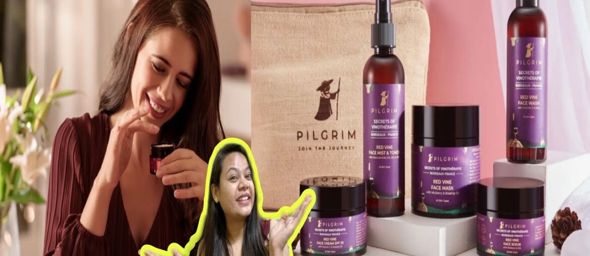 I Tried Kalki Koechlin's exotic French Beauty Routine with PILGRIM RED WINE RANGE