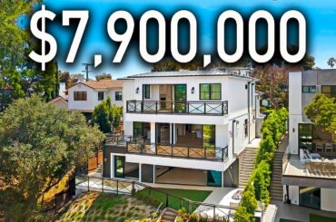 Inside a $7,900,000 Pacific Palisades Mansion with an Indoor Pool!