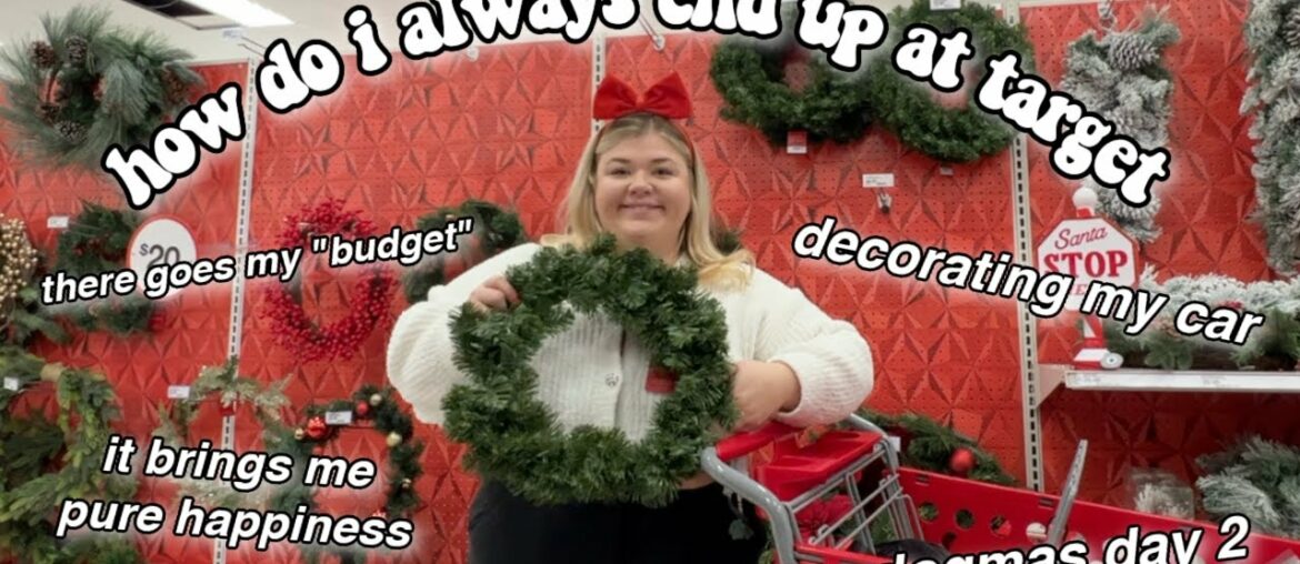 DECORATING MY CAR FOR CHRISTMAS *bc im extra af* vlogmas day 2 DECORATING MY CAR FOR CHRISTMAS *bc im extra af* vlogmas day 2