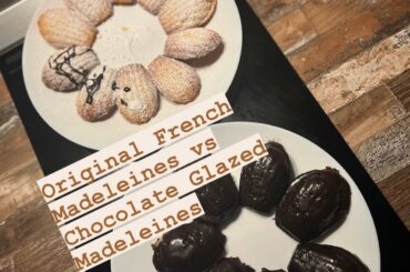 The Original French FLUFFY Madeleines vs Chocolate Glazed Madeleines|Easy Recipe|Hearts and Desserts
