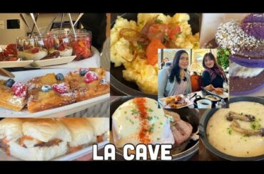La Cave Wine & Food Hideaway BRUNCH $49 Per Person- Angus Mini Burger, Snickers Pancake, & More