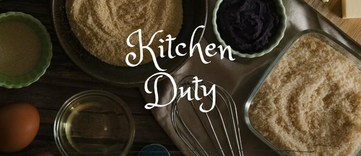 Working in the kitchen