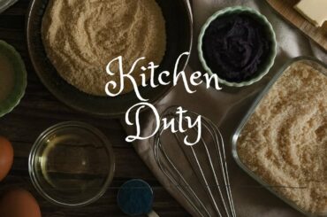 Working in the kitchen