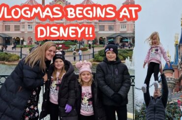 STARTING VLOGMAS IN THE MOST MAGICAL PLACE ON EARTH