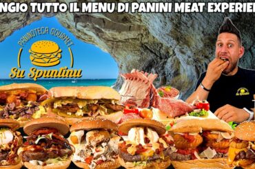 MANGIO TUTTI I PANINI MEAT EXPERIENCE di SU SPUNTINU - (Food Porn Challenge) - MAN VS FOOD