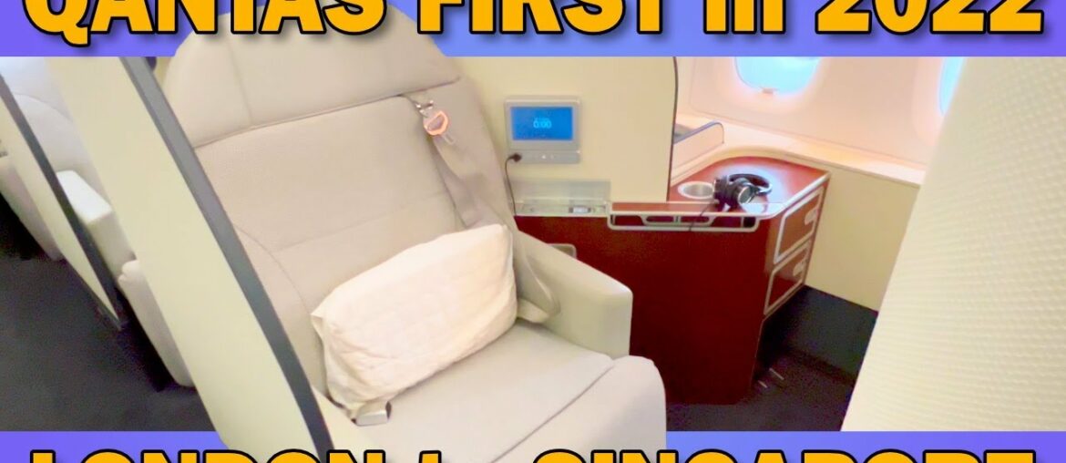 Qantas First Class experience in 2022