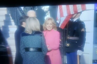 FRENCH PRESIDENT and PRESIDENT BIDEN MEET IN The OVAL OFFICE AT THE WHITE HOUSE