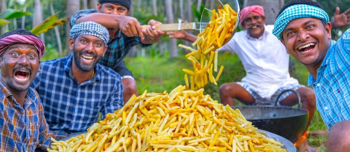 FRENCH FRIES | Crispy French Fried potatoes Recipe Cooking In Village | Finger Chips | Easy Snacks FRENCH FRIES | Crispy French Fried potatoes Recipe Cooking In Village | Finger Chips | Easy Snacks