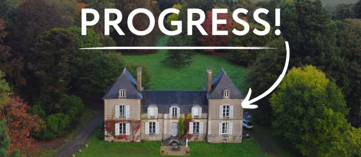 CHATEAU Guest Room Makeover Progress! Plus We Make Cider from our ORGANIC Apples...